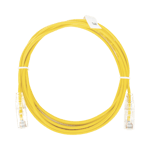 Cable de Parcheo Slim UTP CAT6 Linkedpro 28AWG 3 Metros Color Amarillo, LP-UT6-300-YE-28