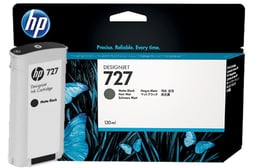 Cartucho de tinta HP LF negro mate B3P22A Designjet 727