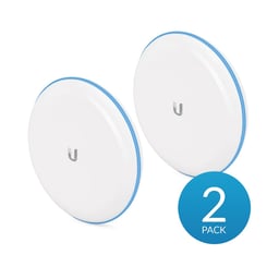 KIT UNIFI Building Bridge Ubiquiti UBB, De 1+ GBPS en 60 GHZ Con Radio Redundante en 5 GHZ, Alcance de Hasta 500 M, 11W