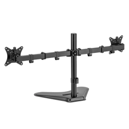 Soporte Articulado Para 2 Monitores 17"-32" Acteck Enforce Zone-B SM425/Soporta 9KG/Soporte Vesa de 75X75MM/100X100MM Con Base/Color Negro/AC-939683