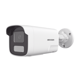Camara Bala IP Hikvision DS-2CD1T43G2-LIUF/SL 4 MPX/Lente 4 MM/Acusense Lite/Audio de Dos Vias/Luz Intermitente y Alerta de Audio/50 MTS IR Exir 2.0/Exterior IP67/WDR 120 DB/POE/ONVIF