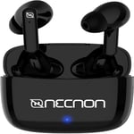 Audifono Inalambrico Necnon In-Ear NBAB030100 Bluetooth/ Indicador LED/ 30MAH/ Color Negro