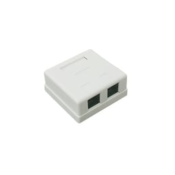 Caja de pared con jack Cat5E y jack RJ11 telefónico, LP-WP-09