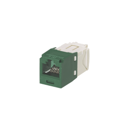 Conector Jack RJ45 Estilo TG Panduit CJ688TGGR Mini-Com/CAT 6/8 Posiciones/8 Cables/Color Verde