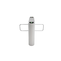 Barrera Peatonal Central Bidireccional De Acero Inoxidable ZKTeco PROENTRANCE SB02FP / Alto Flujo / 30 Personas x Min / Compatible Con ZKT0920005 / Incluye 2 Lectores De Huella FR1500 + Panel INBIO206PRO / Requiere Licencia