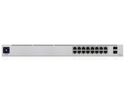 Switch Ubiquiti Unifi USW-16-POE de 16 Puertos + 2 Puertos 1G SFP, 42W