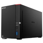 Servidor NAS Linkstation Buffalo LS720D 2 Bahias/ 8TB/ Hexa-Core 1.30GHZ/ USB 2.0,3.2/ RJ-45/ Negro, LS720D0802
