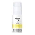 Botella de Tinta Canon GI-13 Pixma G510/G610 Color Amarillo, 4686C001AA
