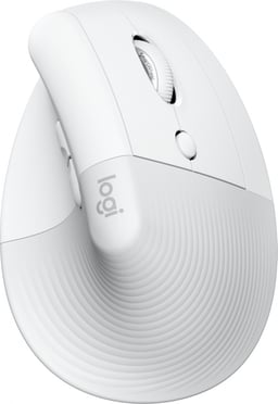 Mouse Inalambrico Logitech Lift Vertical, Blanco USB,1000DPI, 910-006469
