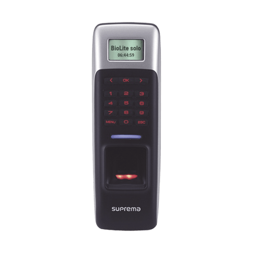 Lector de huella SUPREMA BIOLITE teclado / STANDALONE / IP65, BLSOC
