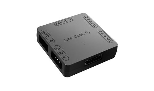 Convertidor RGB Deepcool 5V a 12V Gamer Storm DP-FRGB-CHUB5-12V