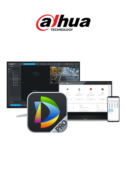 Licencia de Videovigilancia DSS Professional V8 Dahua DSS8PRVB Paquete Basico/Vista en Vivo/Reproduccion/Video Wall/Mapa/Centro de Eventos/DeepXplore/Centro de Mantenimiento/Etc