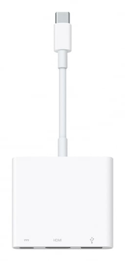 Adaptador Multipuerto USB-C A HDMI Apple MW5M3AM/A Macho/Color Blanco