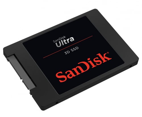 Unidad de Estado Solido 2TB Sandisk Ultra 3D 2.5" SATA3 7MM Lectura 560/ Escritura 530MB/S, SDSSDH3-2T00-G25