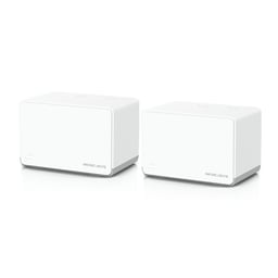 Kit de 2 Router Inalambrico Mercusys Halo H70X(2-PACK) 2.4/5GHZ/Doble Banda/WI-FI6 en Malla/3 Antena Interna