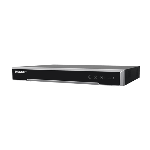 DVR 8 Canales 4K (8MP) TurboHD+8 Canales IP Epcom EV-8008TURBO-D(C) 1 Bahia de Disco Duro/ Audio Por Coaxitron/ 8 Entradas de Alarma/ 4 Salida de Alarma/ H.265+