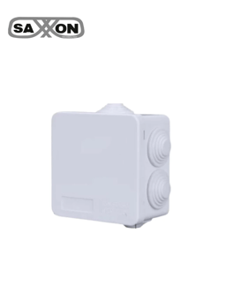 Caja de Conexiones Saxxon PB085/7 Entradas/PVC Libre de Halogenos/Compatible Con Camaras Bullet/Domo/85x85x50mm/IP55