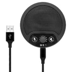 Microfono Omnidireccional para PC Brobotix 6000359 Cancelacion de Ruido, Conexion USB-C, Negro