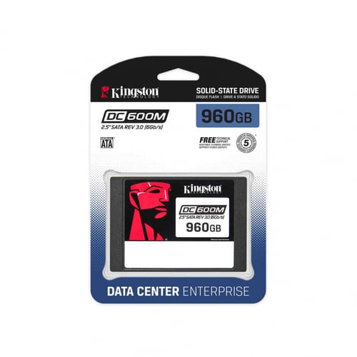 Unidad de Estado Solido 960GB Kingston SEDC600M/ 960G SATA III 2.5"