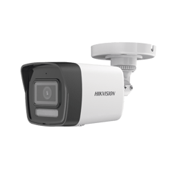Camara Bala TurboHD 3K Hikvision DS-2CE16K0T-LFS, 5MP/ Lente 2.8 MM/ 30 MTS IR + 20 MTS Luz Blanca/ Exterior IP67/ Microfono Intergrado/ DWDR