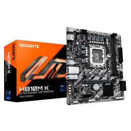 Tarjeta Madre Gigabyte H810M K Socket 1851 DDR5 HDMI DisplayPort Micro-ATX