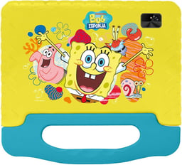 Tablet BOB ESPONJA BOBT2 10.1" A333 PENTACORE 4GB RAM 64GB ANDROID 15 CON CASE AMARILLO