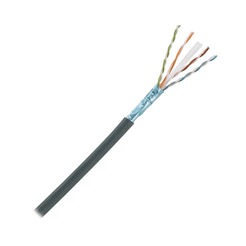Bobina de Cable Planta Externa Con Gel Panduit PFO6X04BL-CEG 4 Pares, CAT6A, Blindado F/UTP, Color Negro, 305M