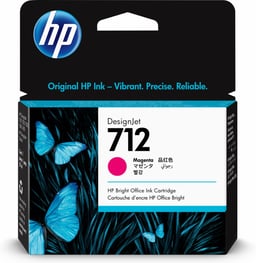 Cartucho de Tinta HP Designjet 712 Magenta 29ML, 3ED68A
