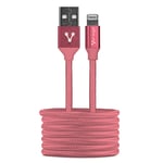 Cable APPLE Lightning USB De 1 Metro Rosa VORAGO CAB-119-PK