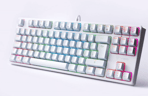 Teclado Mecanico Gamer VSG Alnitak Kailh Rojo VG-KM982-WHT-RED Alambrico/ TKL/ RGB/ Español/ USB/ Blanco