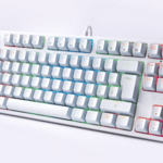 Teclado Mecanico Gamer VSG Alnitak Kailh Rojo VG-KM982-WHT-RED Alambrico/ TKL/ RGB/ Español/ USB/ Blanco