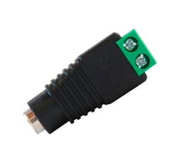 Conector de Corriente Hembra Enson ENS-FC01 Tipo Jack 3.5MM/para Cámaras CCTV/Con Bloque Polarizado