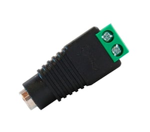 Conector de Corriente Hembra Enson ENS-FC01 Tipo Jack 3.5MM/para Cámaras CCTV/Con Bloque Polarizado