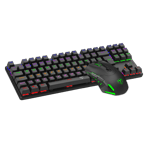 Kit Gamer Teclado TKL y Mouse RGB T-DAGGER Advance Force T-TGS005 Color Negro