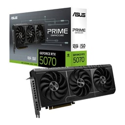 Tarjeta de Video Asus Prime-RTX5070-12G Nvidia Geforce RTX 5070/12GB GDDR7/PCI Express 5.0