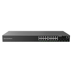 Switch Gigabit Ethernet Grandstream GWN7802 16 Puertos / Administrable / 10 / 100 / 1000MBPS / Negro