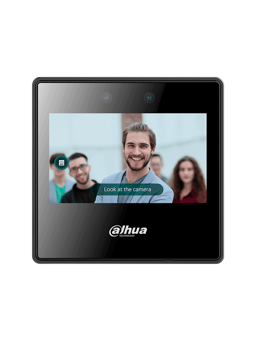 Control de Asistencia con Reconocimiento Facial Dahua DHI-ASA3223A-W/Pantalla Tactil 4.3"/WIFI/2000 Rostros/2000 Contraseñas/300000 Registros/Deteccion de Vida 0.2S/Rango de Reconocimiento 0.3-1.5M