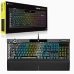 Teclado Mecanico Gamer Corsair K100 RGB OPX Ingles/ Negro, CH-912A01A-NA