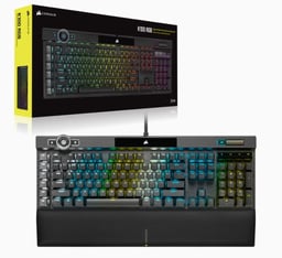 Teclado Mecanico Gamer Corsair K100 RGB OPX Ingles/ Negro, CH-912A01A-NA