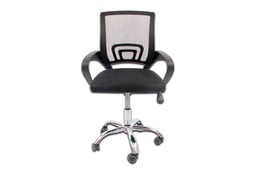 Modamob Silla Everest, Respaldo con Rejilla, Negro