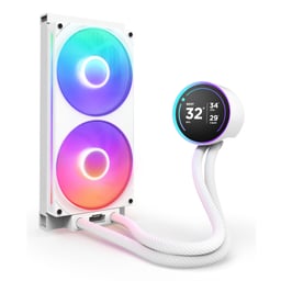 Enfriamiento Liquido NZXT Kraken Elite 280 RGBL / 2x140mm / Color Blanco / RL-KR28E-W2