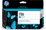 Cartucho de Tinta HP 730 Cyan 130ML, P2V62A