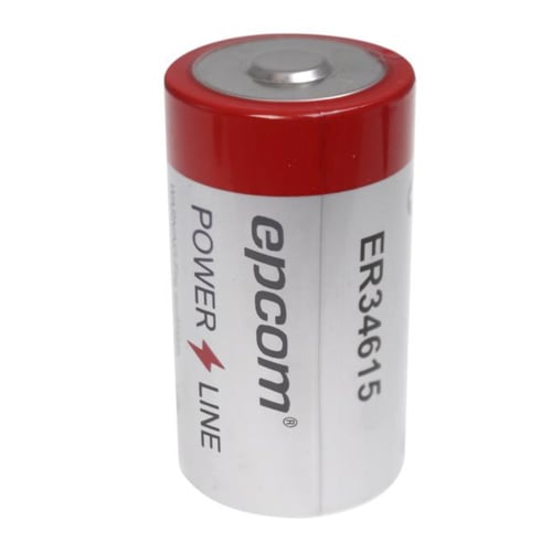 Bateria de 3.6V/ 19AH LI-SOCI2 Tamaño D Epcom ER-34615 No Recargable