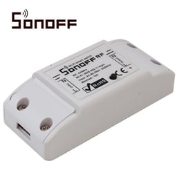 Interruptor De Luz Inteligente RF Sonoff RF / RFR2, Compatible Con Alexa, Google Home, NEST, IFTTT 1CH, WIFI 2.4GHZ, 10AMP, Color Blanco