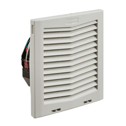 Ventilador Con Filtro De Montaje Lateral HF10 Hoffman HF1016414 Con Flujo De Aire De 159CFM / 115VCA / Color Gris Claro