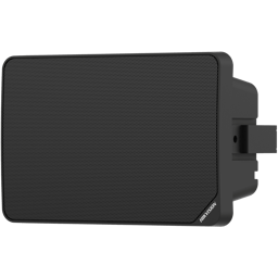 Altavoz de Pared 20W Hikvision DS-QAE0120G1R/BLACK/70V/100V/8OHM/Interior/Woofer 5.25/Tweeter 1"/Color Negro
