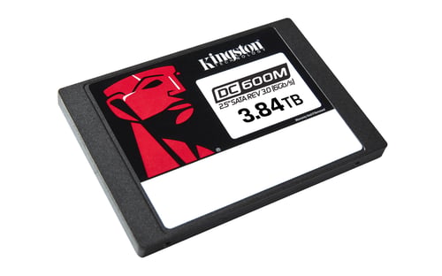 Unidad de Estado Solido 3.84TB Kingston DC600M, SATA III, 2.5'', 7MM, SEDC600M/3840G