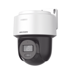 Camara Domo PT IP Hikvision DS-2DE2C400MWG-E 4MPX/Lente 4MM/Dual Light(30 MTS IR + 30 MTS Luz Blanca)/Acusense/POE/IP66/Microfono y Bocina Integrado/Micro SD/Incluye Montaje de Pared o Techo