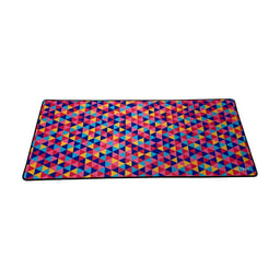 Mousepad ACTECK VIBE FLOW KALEIDO MT464M/Diseño Caleidoescopio/80X35CM/Tela + Goma/Multicolor/AC-941099