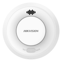 Detector de Humo Interlink con Hub HIKVISION HF-SG3-WF/R/Doble Tecnología de Sensor de Luz/Alarma Auditiva 85 dB/Batería de Litio 10 Años/30 Dispositivos/Wi-Fi Hik-Connect